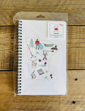 Load image into Gallery viewer, Minnesota Icons watercolor illustrated soft cover journal
