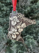 Load image into Gallery viewer, Minnesota Flower Ornament
