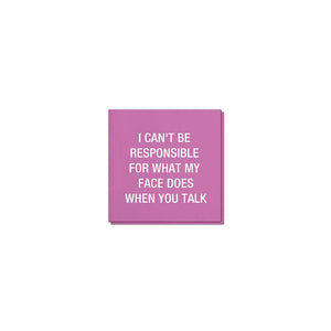 I can't be responsible Cocktail Napkins