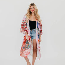 Load image into Gallery viewer, Peacock Summer Kimono

