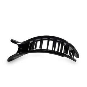 Round Flat Hair Clip | Large | Jet Black