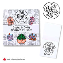 Load image into Gallery viewer, Mini Coloring Book Cushy&amp; Cozy, 4"x4"
