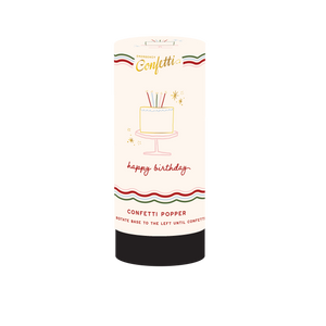 Happy Birthday Icon Confetti Popper