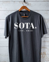 Load image into Gallery viewer, Sota Graphic T-Shirt - 'Est. 1858' Minnesota State Design
