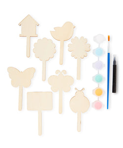 Paint Your Own Plant Picks Kit, 8 Piece