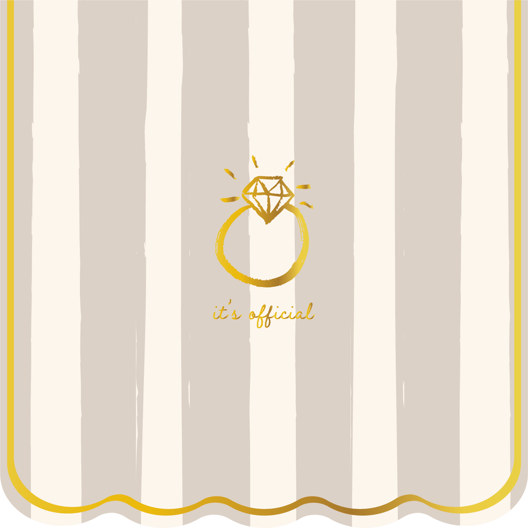 It's Offical Icon Cocktail Napkins
