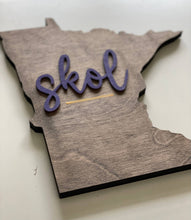 Load image into Gallery viewer, Minnesota Vikings SKOL Sign

