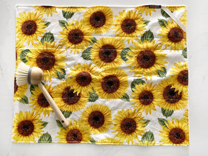 Large Sunflowers Drying Mat