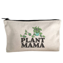Load image into Gallery viewer, Plant Mama - Cute Canvas Zipper Pouch - Plant Gift, Lover
