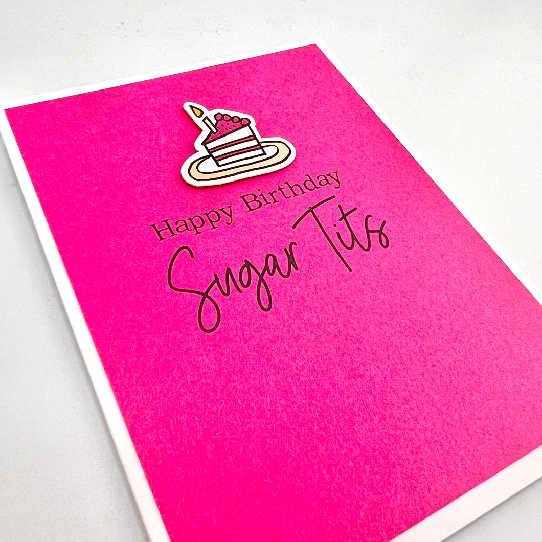 Birthday Sugar Tits card