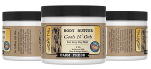 Goats N' Oats | Goat Milk Body Butter | 2oz. Travel Size