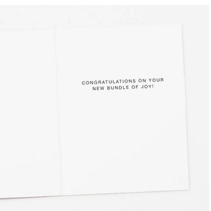 Welcome Rabbit New Baby Card