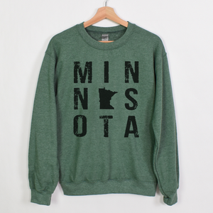 Minnesota Square Comfy Crew Sweatshirt