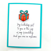Load image into Gallery viewer, Birthday Gift Joy of Friendship Card

