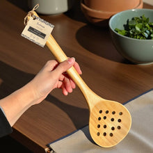 Load image into Gallery viewer, Bamboo Straining Spoon
