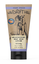 Load image into Gallery viewer, Relaxing Goat Milk Lotion - 2oz travel size
