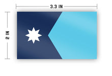 Load image into Gallery viewer, Minnesota Flag Sticker
