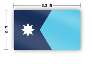 Minnesota Flag Sticker