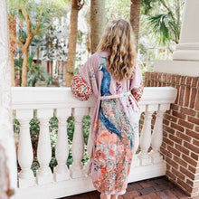 Load image into Gallery viewer, Peacock Summer Kimono
