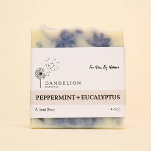 Peppermint & Eucalyptus Bar Soap | Essential Oil Soap Bar
