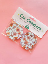 Load image into Gallery viewer, Football Fall Car Coasters
