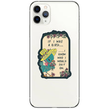 Load image into Gallery viewer, If I Was a Bird Funny Vinyl Sticker
