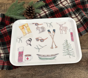 Local MN designed Melamine Trays