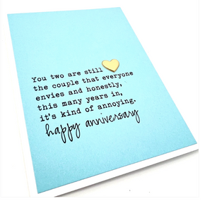Couple Everyone Envies anniversary card