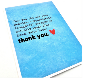 Thank You Caregiver card