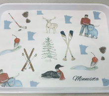 Load image into Gallery viewer, Local MN designed Melamine Trays
