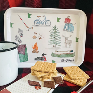 Local MN designed Melamine Trays