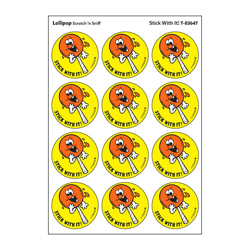 Stick With It!, Lollipop scent Retro Scratch 'n Sniff Stinky Stickers®