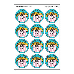 Spud-tacular!, French Fry scent Retro Scratch 'n Sniff Stinky Stickers®