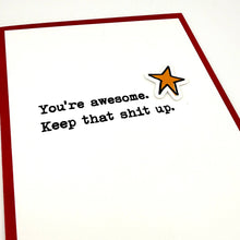 Load image into Gallery viewer, You’re Awesome love card
