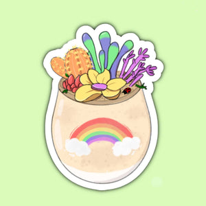Pride Succulent - LGBTQ Pride Sticker