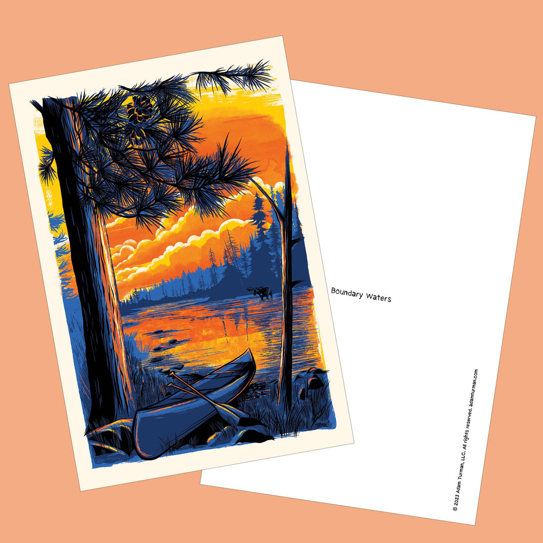 Canoe Country - BWCA Postcard
