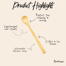 Load image into Gallery viewer, Bamboo Mixing Spoon | Large Stir Spoon
