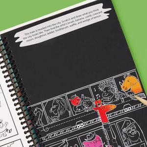 Scratch-Off Hidden Pictures Animal Puzzles