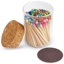 Load image into Gallery viewer, 2" Matches in Cork Top Jar
