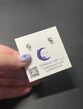 Load image into Gallery viewer, Paris Blue Stud Earrings
