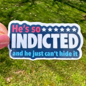 Indicted Trump Sticker