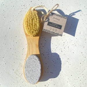 Bamboo Exfoliating Foot Pedicure Tool | Faire Market Best