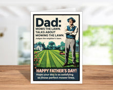 Load image into Gallery viewer, Funny Fathers Day Card  - Mow the Lawn

