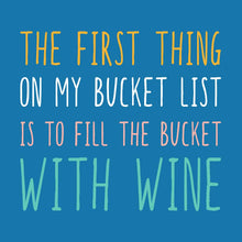 Load image into Gallery viewer, Funny Cocktail Napkins | My Bucket List - 20ct
