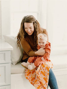 Chicken Stretchy Swaddle + Toddler Blanket | Spring