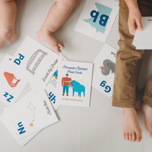 Load image into Gallery viewer, Children's Minnesota Alphabet Flash Cards, Minnesota Gift
