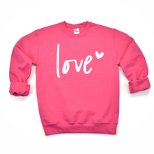 Load image into Gallery viewer, Love XOXO Valentine Adult Crewneck Sweatshirt
