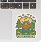 Load image into Gallery viewer, Climate Change Park Kawaii Nature High Quality Vinyl Sticker
