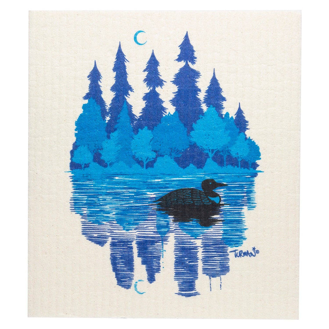 Loon Swedish Dishcloth