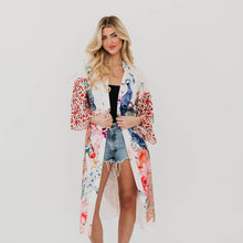 Load image into Gallery viewer, Peacock Summer Kimono
